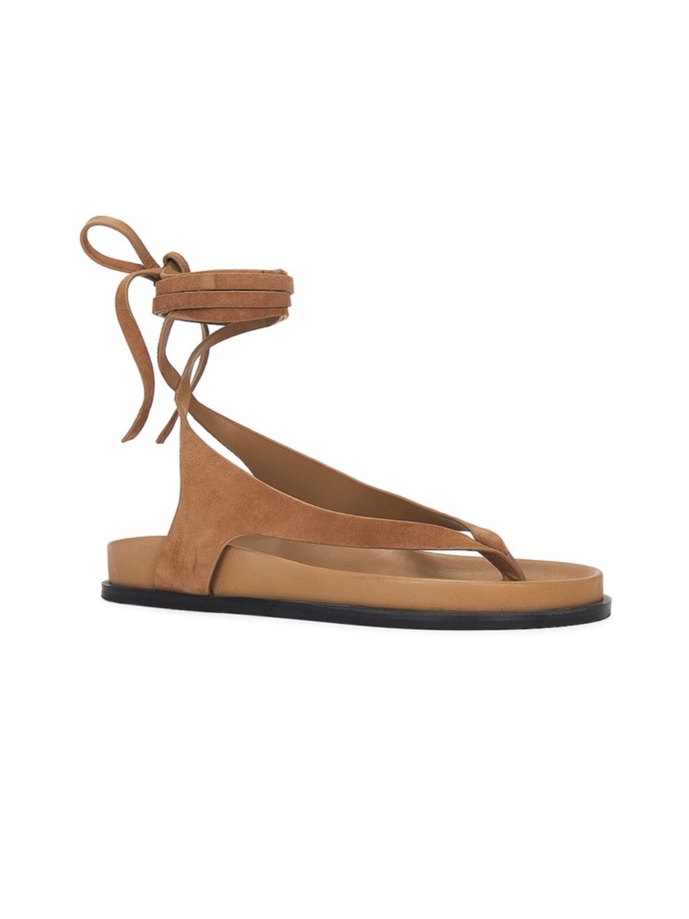 A.EMERY Shel Sandal in Nutmeg Suede 38